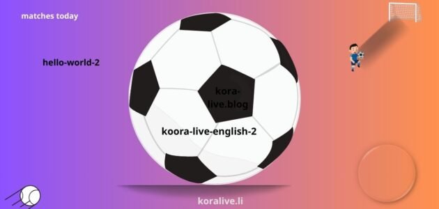 Hello world kora live